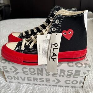 Converse x Commes des Garçons Chuck Taylor 70 High Unisex Shoes NWTB M 6 / W 8